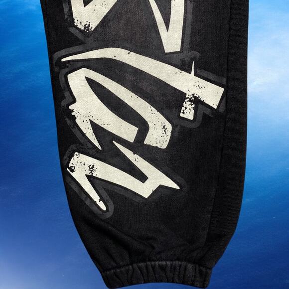 Men's Black Hellstar Sweatpants - Picture 7 of 8